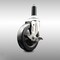 Service Caster 5 Inch 316SS Soft Rubber Wheel Swivel 1 Inch Expanding Stem Caster Brake SCC SCC-SS316EX20S514-SRS-TLB-1 - alternate 1